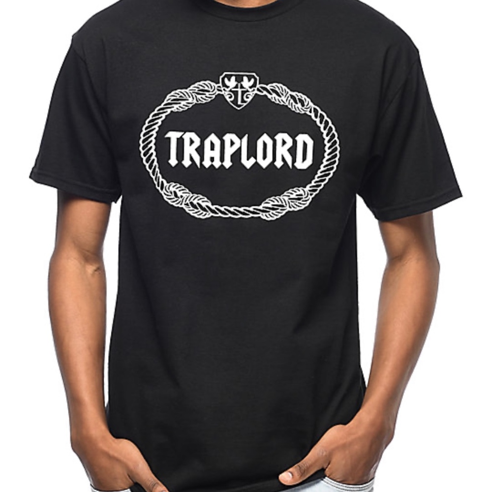 TRAPLORD Crest black t-shirt